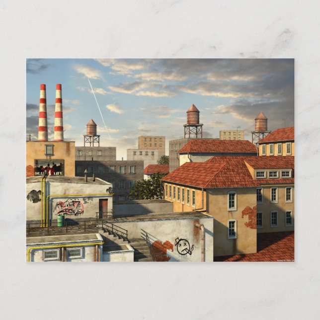 Zone Industrielle - Day Postcard (Front)