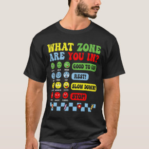 Zone Of Regulation For School Counsellor Mental He T-Shirt