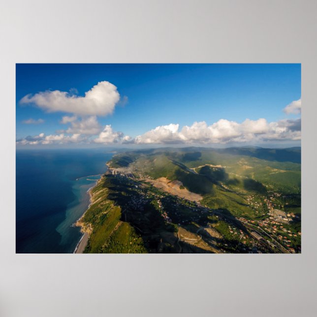 Zonguldak, Aerial, Black Sea Coast Of Turkey Poster (Front)
