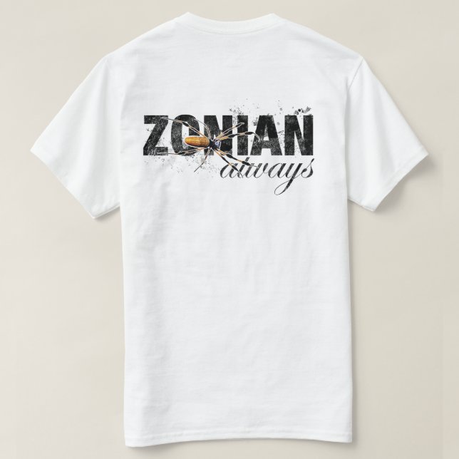 Zonian Always with Spider T-Shirt (Design Back)