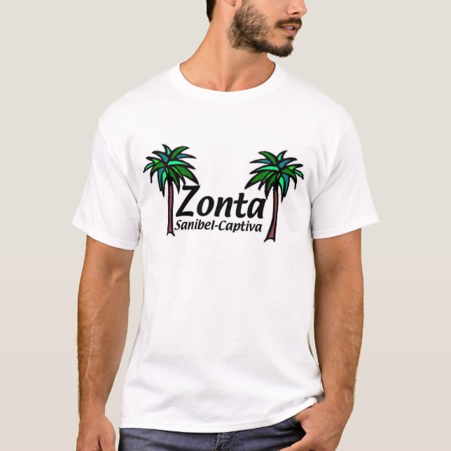 ZONTA WITH PALMS T-Shirt (Front)