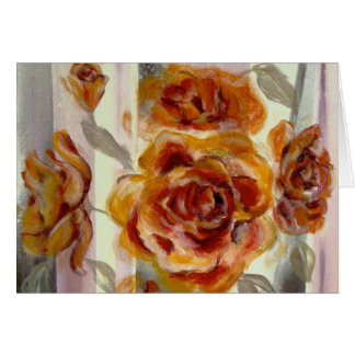 Zonta Yellow Rose Composition Card