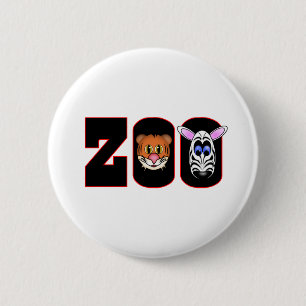ZOO 6 CM ROUND BADGE
