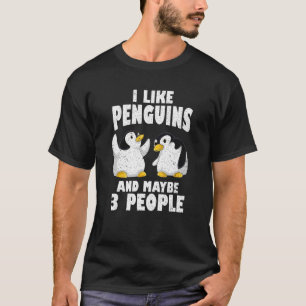 Zoo Animal Antarctica Bird Cute Penguin T-Shirt