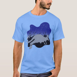 Zoo Animal Australian Outback Night Marsupial Kang T-Shirt