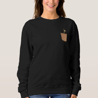 Zoo Animal  Cute Pocket Africa Safari Animal Okapi Sweatshirt