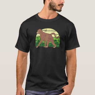 Zoo Animal Jungle Chimpanzee Retro Monkey T-Shirt