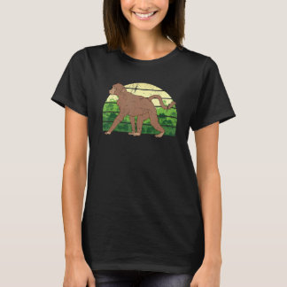 Zoo Animal   Jungle Chimpanzee Retro Monkey T-Shirt
