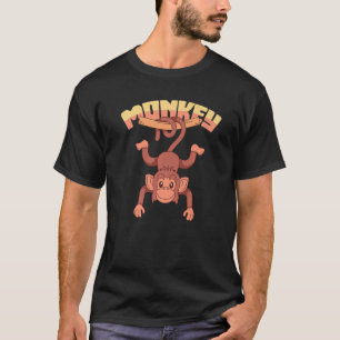 Zoo Animal Monkey Chimpanzee Cute Monkey T-Shirt
