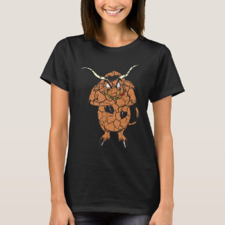 Zoo Animal Trip Favourite Animals Bull Distressed T-Shirt