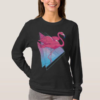 Zoo Animal Tropical Bird 80s Vaporwave Aesthetic F T-Shirt