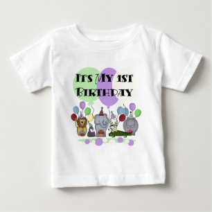 Zoo Animals 1st Birthday Tshirts and Gifts