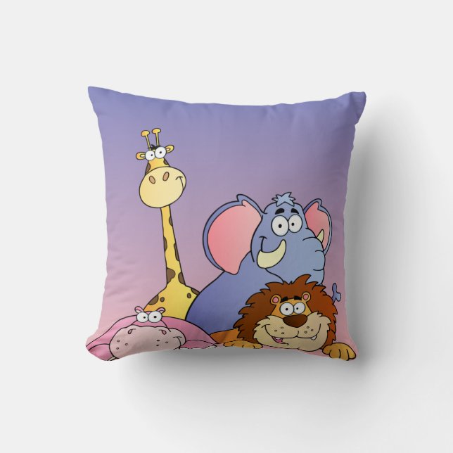 Zoo Animals Cushion (Front)