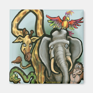 Zoo Animals Magnet