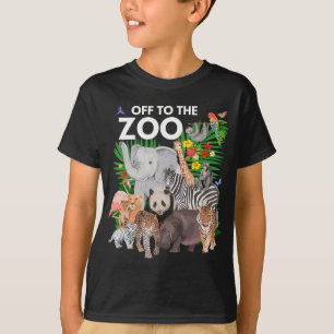 Zoo Animals Safari Party A Day At The Zoo Safari Z T-Shirt