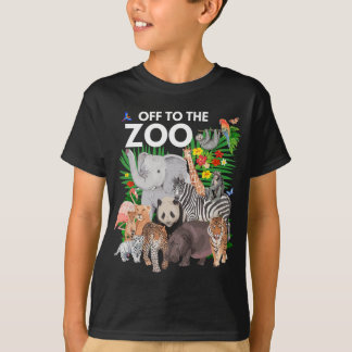 Zoo Animals Safari Party A Day At The Zoo Safari Z T-Shirt