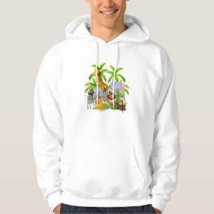 Zoo Animals Safari Wildlife Birthday Party A Day A Hoodie