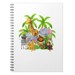 Zoo Animals Safari Wildlife Birthday Party A Day A Notebook