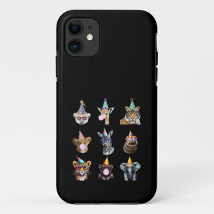 Zoo Animals Wildlife Birthday Party Cute Zoo Day Case-Mate iPhone Case