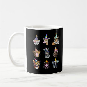 Zoo Animals Wildlife Birthday Party Cute Zoo Day Coffee Mug