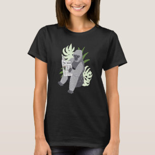 Zoo Ape News Gorilla Boys Graphic Girls Novelty Wo T-Shirt