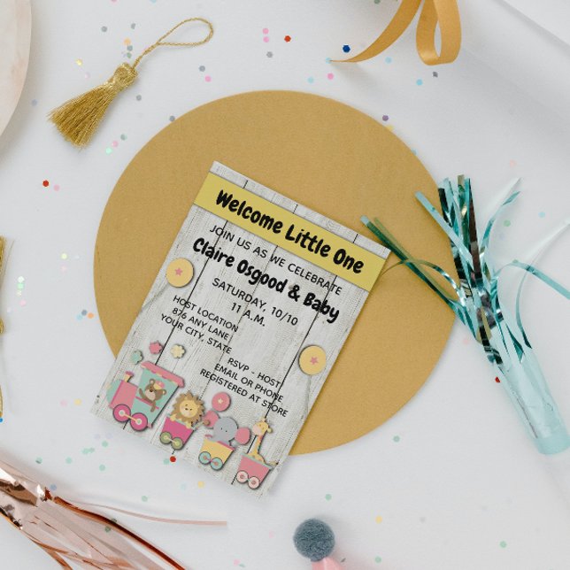 Zoo Baby Shower Invitation (Creator Uploaded)