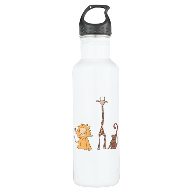 Zoo Buddies 710 Ml Water Bottle (Front)
