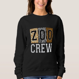 Zoo Crew Animal Print for Kids or Adults Zoo Group Sweatshirt