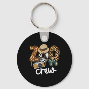 Zoo Crew Leonard Safari Animal Kingdom Zoo Keeper Key Ring
