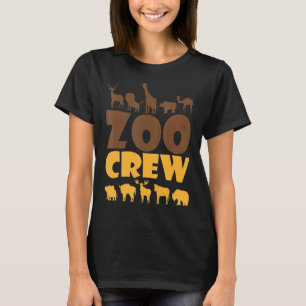 Zoo Crew Safari Animal Wildlife Zookeeper Zoologis T-Shirt