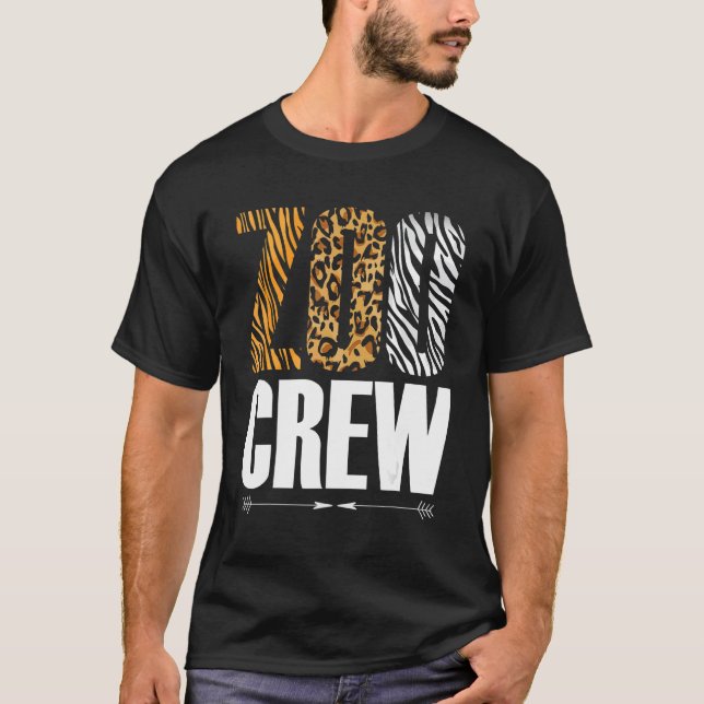 Zoo Crew Safari Zoologist Animals T-Shirt (Front)