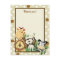 ZOO CREW Tan Animals Flat Thank you note