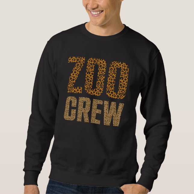Zoo Crew Wild Animals Safari Wildlife Sweatshirt (Front)