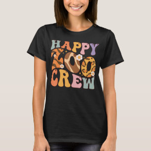 Zoo Day Family First Zoo Field Trip Groovy Wild Sa T-Shirt
