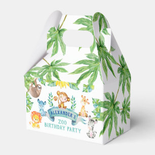 Zoo favour box, Jungle Safari party Box