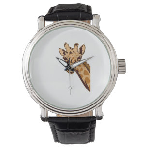 Zoo Giraffe Animal - African Savanna Zookeeper Saf Watch