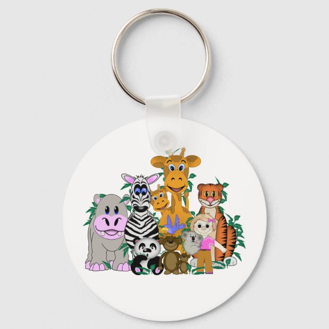 ZOO Girl Key Ring (Front)