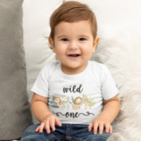 Zoo Jungle Safari Animal Wild One 1st Birthday