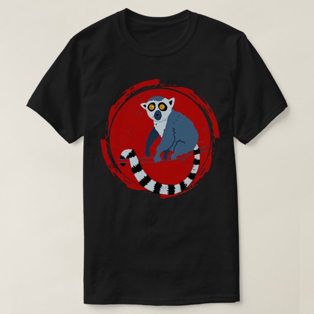 Zoo Keeper Animal Gift Madagascar Lemur T-Shirt (Design Front)