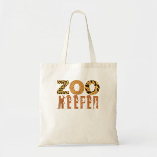 Zoo Keeper Animal Love Art Jungle Safari Exp Tote Bag