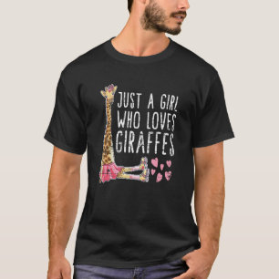 Zoo Keeper Animal Lover Women Gift Giraffe T-Shirt