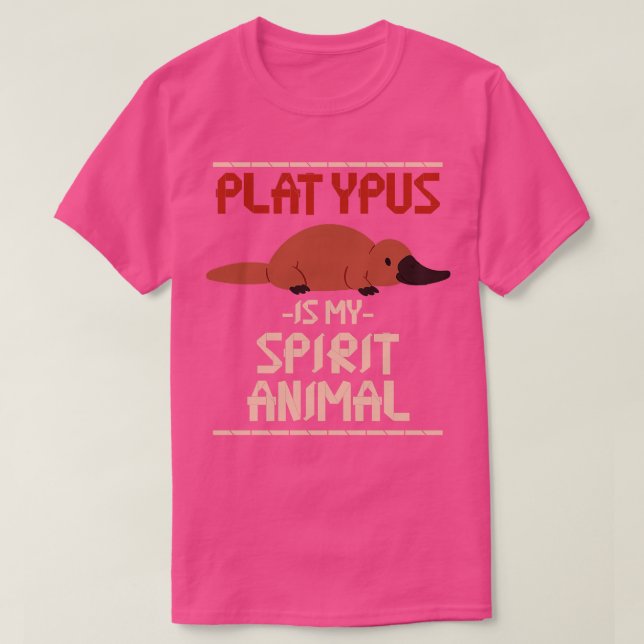 Zoo Keeper Aussie Gift Platypus T-Shirt (Design Front)