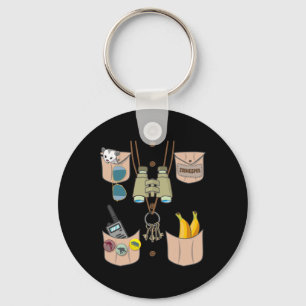 Zoo Keeper Costume Fun Halloween Boys Girls Zookee Key Ring