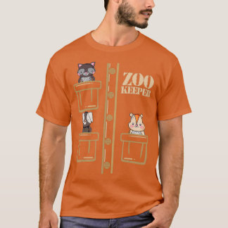 Zoo Keeper Costume  Halloween Safari Adult Men T-Shirt
