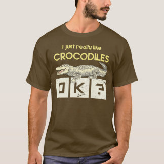 Zoo Keeper Gift African Reptiles Crocodile T-Shirt