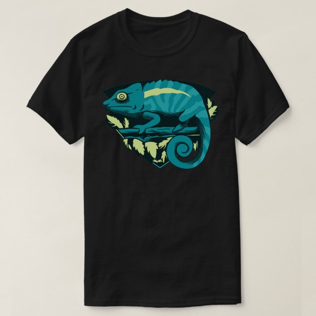 Zoo Keeper Gift Rainforest Chameleon T-Shirt (Design Front)