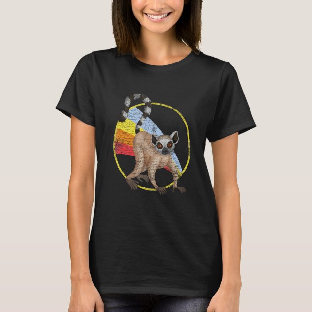 Zoo Keeper Monkey Madagascar Lemur T-Shirt (Front)