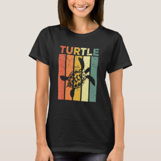 Zoo Keeper Retro Ocean Animal Turtle T-Shirt