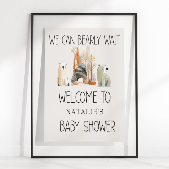 Zoo Safari Nursery Animals Baby Shower Poster (Creator Uploaded)