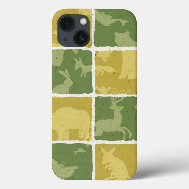 zoo themed pattern Case-Mate iPhone case (Back)